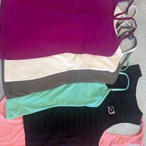 lululemon athletica Seamless Tank Pack - Plum, White, Gray, Mint, Black, Pink